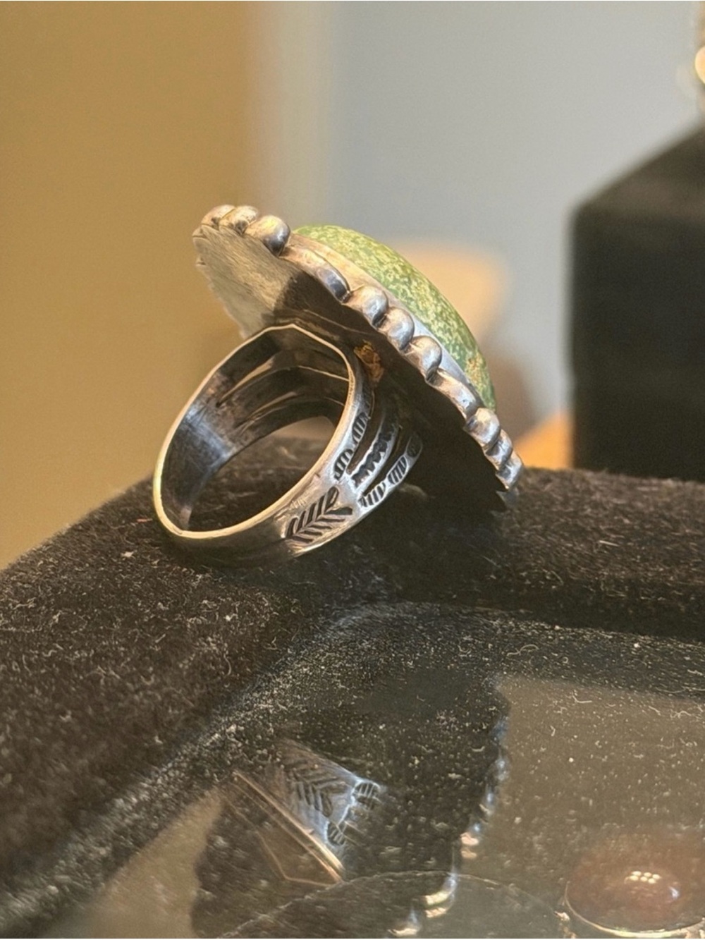 Native Turquoise Ring - Picture 2 of 2
